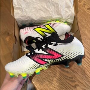 New Balance White and Pink Athletic Shoes